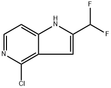 4-Chloro-2-(difluoromethyl)-1H-pyrrolo[3,2-c]pyridine 구조식 이미지