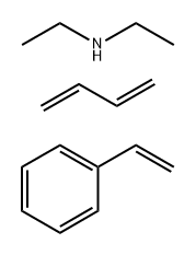 Ethanamine, N-ethyl-, compds. with maleated oligomeric polybutadiene-styrene polymer Structure