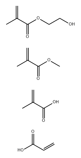 2-Propenoic acid, 2-methyl-, C10-16-alkyl esters, polymers with 2-hydroxyethyl methacrylate, Me methacrylate and γ-ω-perfluoro-C8-14-alkyl acrylate Structure