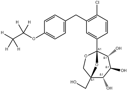 Ertugliflozin D5 Structure