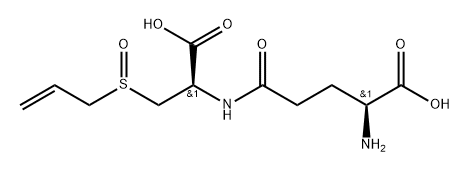 L-Cysteine, L-γ-glutamyl-S-2-propen-1-yl-, S-oxide Structure