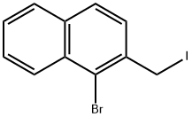 1-Bromo-2-(iodomethyl)naphthalene Structure