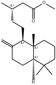 (5β,9α,10α)-Labd-8(17)-en-15-oic acid methyl ester Structure