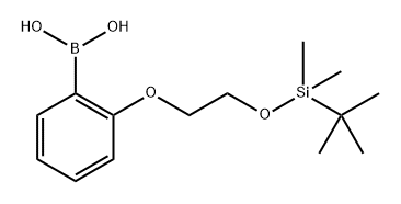 (2-(2-((tert-butyldimethylsilyl)oxy)ethoxy)phenyl)boronic acid Structure