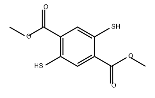 1,4-Benzenedicarboxylic acid, 2,5-dimercapto-, 1,4-dimethyl ester Structure