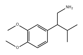 Benzeneethanamine, 3,4-dimethoxy-β-(1-methylethyl)- Structure