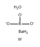 BARIUM BOROTUNGSTATE Structure