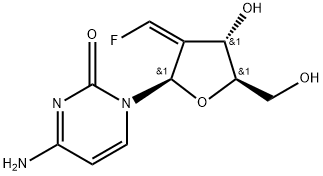 Cytidine, 2'-deoxy-2'-(fluoromethylene)-, (2'Z)- (9CI) Structure