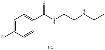 4-Chloro-N-(2-(ethylamino)ethyl)benzamide hydrochloride Structure