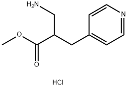 methyl 3-amino-2-(pyridin-4-ylmethyl)propanoate dihydrochloride Structure