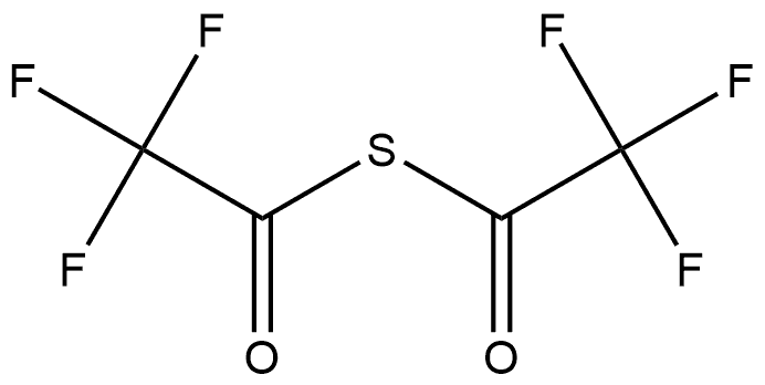 Ethanethioic acid, 2,2,2-trifluoro-, 1,1'-anhydrosulfide Structure