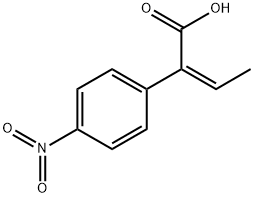 Crotonic acid, 2-(p-nitrophenyl)-, (Z)- (8CI) Structure