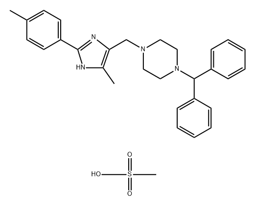 Lifarizine methanesulfonate Structure