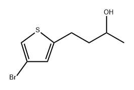 4-(4-Bromothiophen-2-yl)butan-2-ol Structure