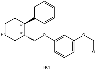 DefluoroParoxetineHydrochloride 구조식 이미지