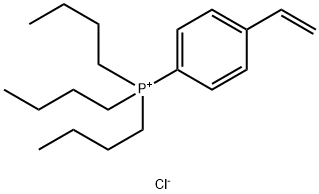 tributyl(4-ethenylphenyl)phosphonium chloride (1:1) 구조식 이미지