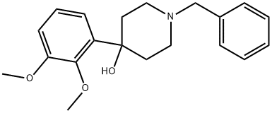 4-(2,3-Dimethoxyphenyl)-1-(phenylmethyl)-4-piperidinol Structure