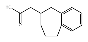 2-(6,7,8,9-tetrahydro-5H-benzo[7]annulen-6-yl)acetic acid Structure