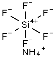 Cryptohalite ((NH4)2(SiF6)) Structure