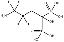 Alendronate D4 sodium salt (major) Structure