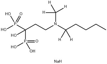 Ibandronate D5 sodium salt Structure