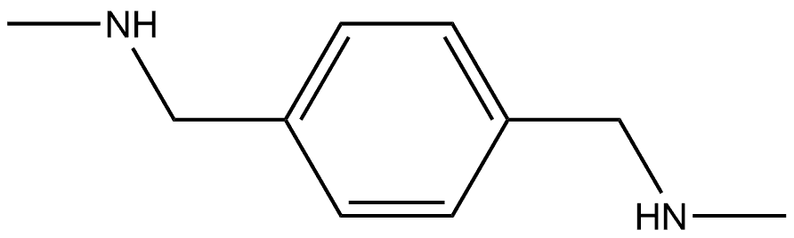 1,4-Benzenedimethanamine, N1,N4-dimethyl- Structure