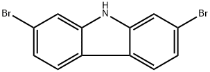 9H-Carbazole, 2,7-dibromo-, radical ion(1+) Structure