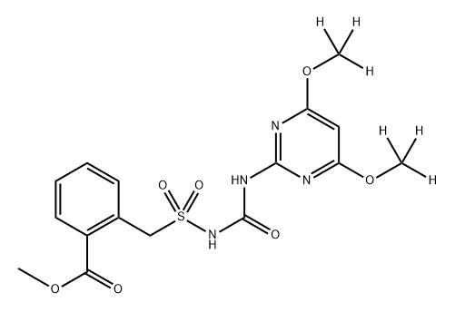 Bensulfuron-methyl-d6 Structure