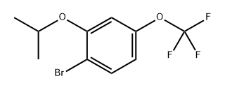 1-bromo-2-(propan-2-yloxy)-4-(trifluoromethoxy)benzene Structure