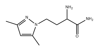 1H-Pyrazole-1-butanamide, α-amino-3,5-dimethyl- Structure