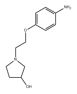 1-[2-(4-Aminophenoxy)ethyl]-3-pyrrolidinol Structure