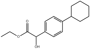 Ethyl 4-cyclohexyl-α-hydroxybenzeneacetate Structure