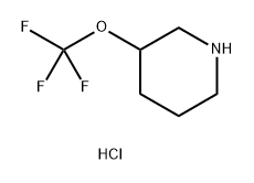 3-(trifluoromethoxy)piperidine hydrochloride 구조식 이미지