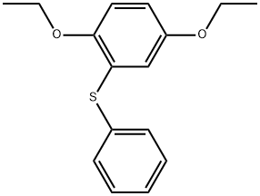 1,4-Diethoxy-2-(phenylthio)benzene Structure