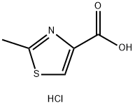 2-methyl-1,3-thiazole-4-carboxylic acid hydrochloride 구조식 이미지