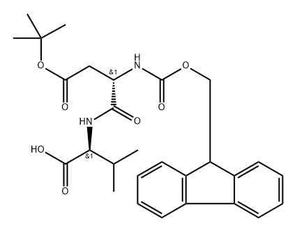 Fmoc-Asp(OtBu)-Val-OH Structure