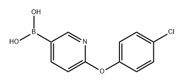 2-(4-Chlorophenoxy)pyridine-5-boronic acid Structure