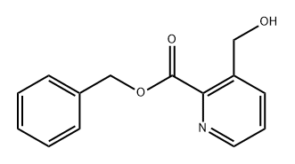 3-Hydroxymethyl-pyridine-2-carboxylic acid benzyl ester 구조식 이미지