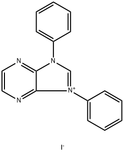 1,3-Diphenyl-3-imidazo[4,5-b]pyrazinium Iodide 구조식 이미지