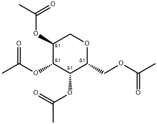 D-Galactitol, 1,5-anhydro-, 2,3,4,6-tetraacetate 구조식 이미지