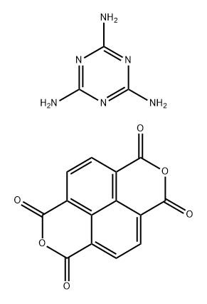 [2]Benzopyrano[6,5,4-def][2]benzopyran-1,3,6,8-tetrone, polymer with 1,3,5-triazine-2,4,6-triamine 구조식 이미지