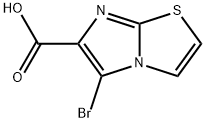 5-bromoimidazo[2,1-b]thiazole-6-carboxylic acid 구조식 이미지