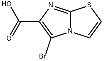 5-bromoimidazo[2,1-b]thiazole-6-carboxylic acid Structure