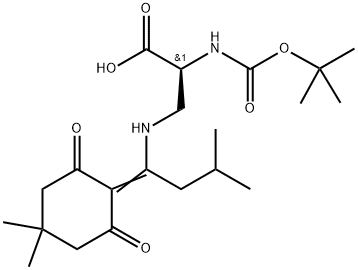 Boc-Dap(ivDde)-OH Structure