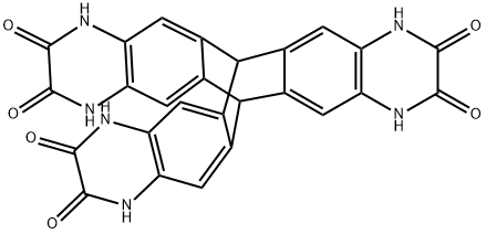 6,13-dihydro-6,13-[6,7]epiquinoxalinobenzo[1,2-g:4,5-g']diquinoxaline-2,3,9,10,18,19-hexaol Structure