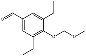 Benzaldehyde, 3,5-diethyl-4-(methoxymethoxy)- Structure