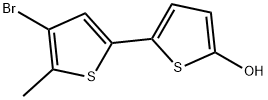 4'-Bromo-5'-methyl[2,2'-bithiophen]-5-ol Structure