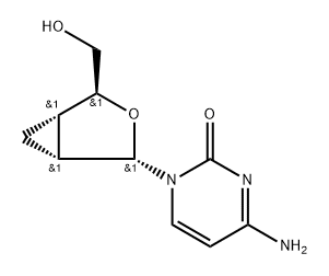 2',3'-dideoxy-2',3'-methanocytidine Structure