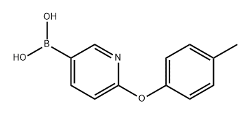 6-(4-Methylphenoxy)pyridin-3-ylboronicacid Structure