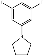 1-(3,5-Difluorophenyl)pyrrolidine Structure